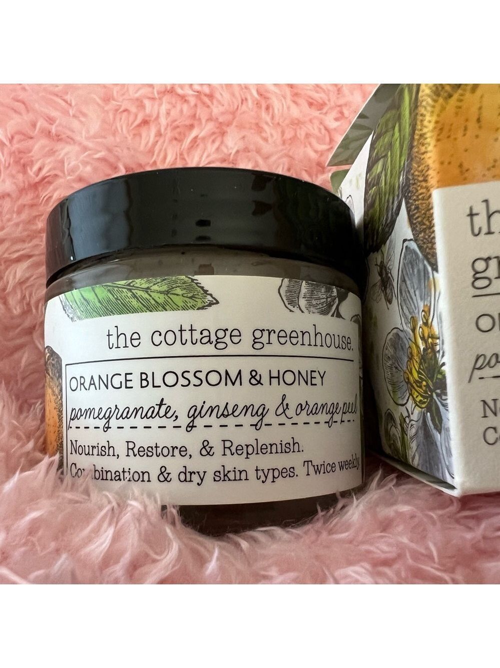 The Cottage Greenhouse Orange Blossom Honey Body Scrub